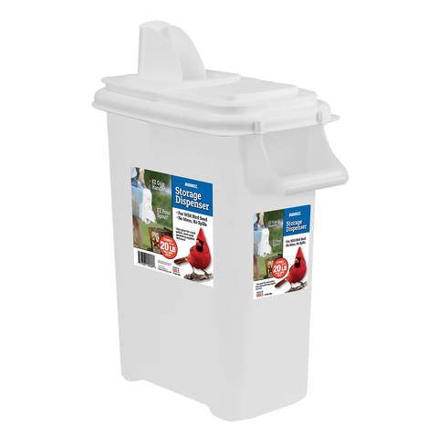 16 QT. Bird Seed Storage Dispenser 00083 A