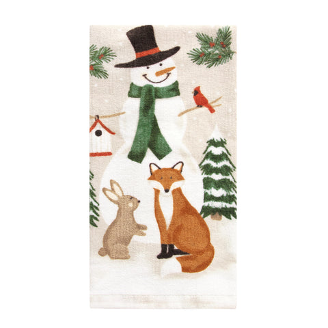 Snowman Critters Kitchen Towel 17989