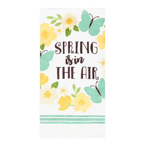 Spring Wreath Dual Kitchen Towel 18067