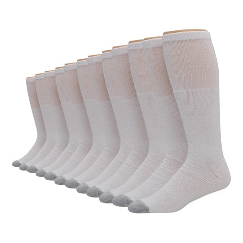 12-Pack Double Tough Men's Tube Socks 180V12