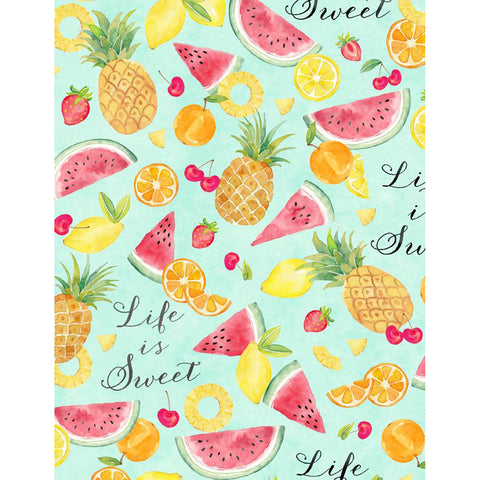 Wilmington Prints Squeeze The Day Collection Cotton Fabric Fruit Print 1810-42462