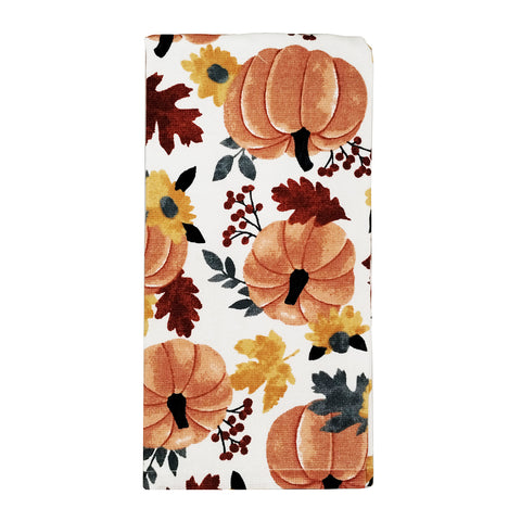Pumpkin & Leaves Dual Kitchen Towel 18318