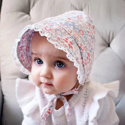 Baby Wearing Bonnet