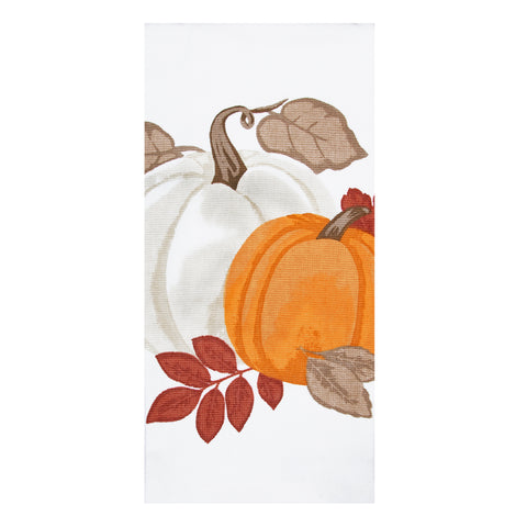Fall Leaves and Pumpkins Printed Dual Kitchen Towel 18703