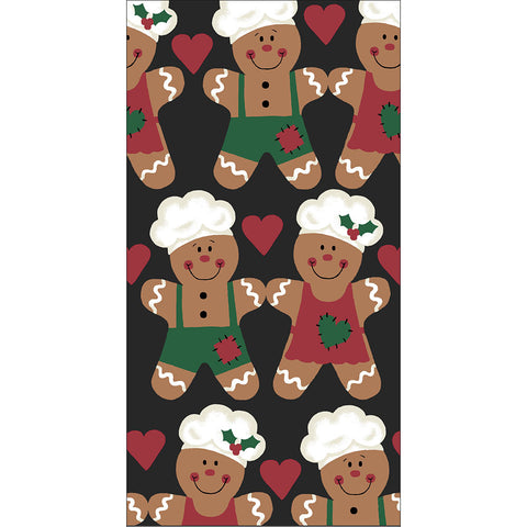 Gingerbread Bakers Fiber Reactive Kitchen Towel 18814