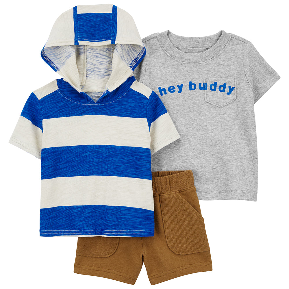 コアラ　トップス3点 Carter's Baby Boys' 3-Piece Tees & Short Set 1Q473410