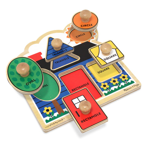 Melissa & Doug Fresh Start Knob Shapes Puzzle