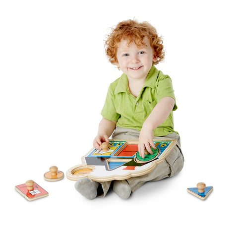 girl with puzzle