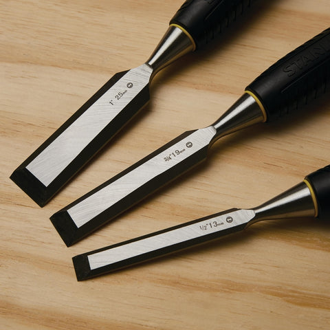 Stanley Tools 3 Piece Wood Chisel Set 16-150 2107738