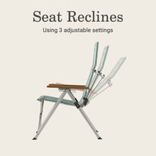 Seat Reclines Using 3 Adjustable Settings