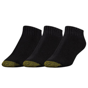 Black 3-Pack Men's Ultra Tec No Show Socks 2185P