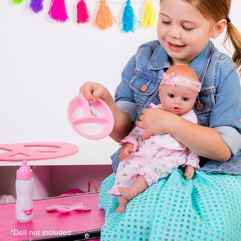 Magic feeding set for dolls