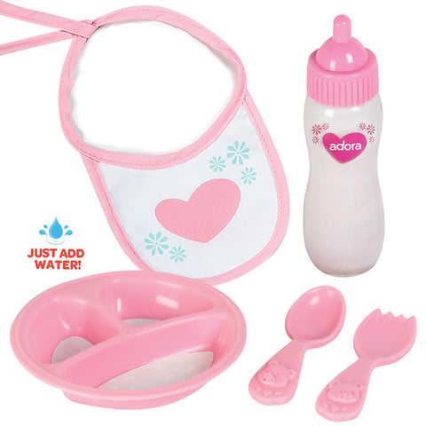 Magic feeding set for dolls