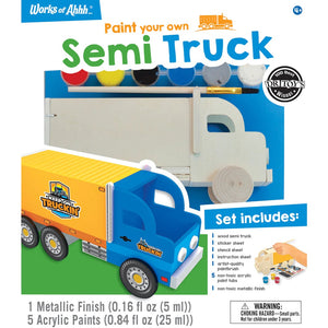 Semi Truck Wood Paint Kit 22307
