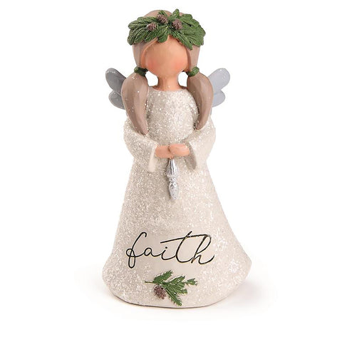 Faith Christmas Angel Figurine