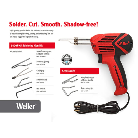Weller Corded Soldering Gun Kit 140 W 8200PK 22966