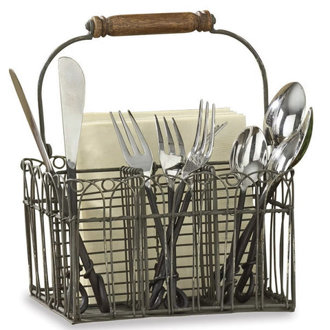 Vintage Flatware Napkin Caddy 23-253