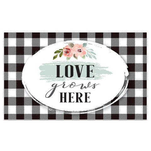 Love Grows Here Decorative Floor Mat 231-MATCOD386
