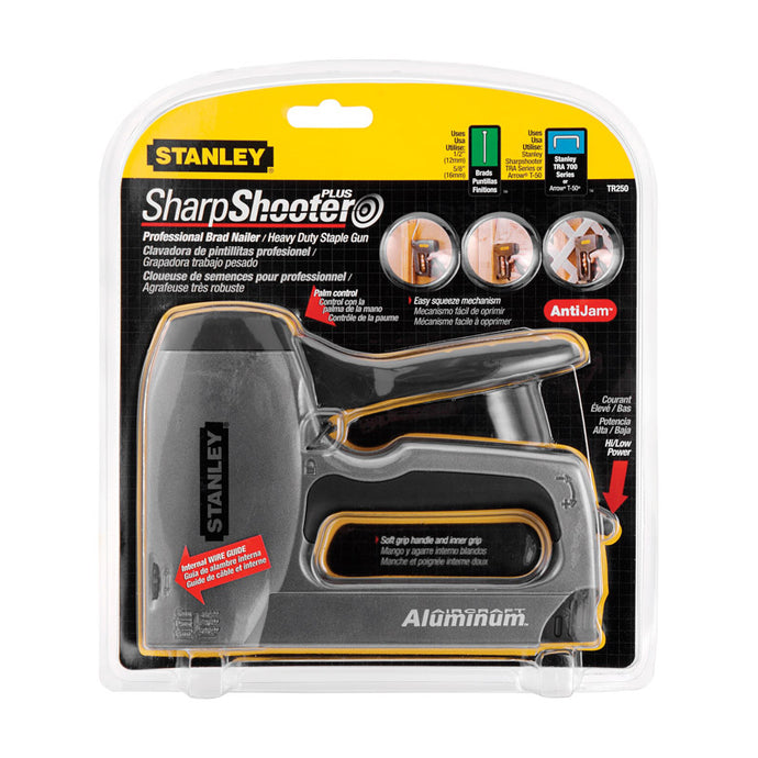 Stanley Tools SharpShooter Plus Cordless 16 Ga. Nailer and Stapler TR250 2378396