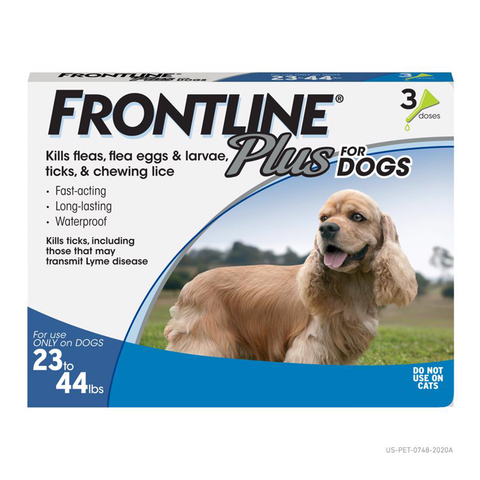 23 to 44 lb. Dog Flea and Tick Liquid Drops 0.05 oz. 3 pk 2510 A