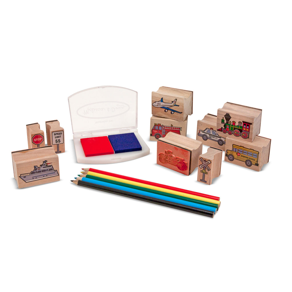 Mini Wooden Stamp Set - Imagination Toys