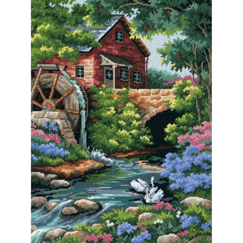 Old Mill Needlepoint Kit 2484