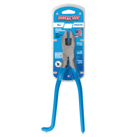 Channellock 8.75 Inch Carbon Steel Ironworker's Cutting Pliers 350S 25367Channellock 8.75 Inch Carbon Steel Ironworker's Cutting Pliers 350S 25367