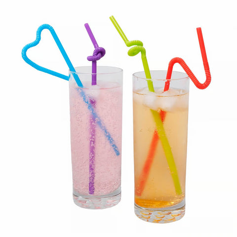 Assorted Flexible Drinking Straws KOL-1096