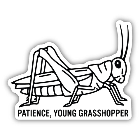 Patience, Young Grasshopper Sticker 2746-LSTK