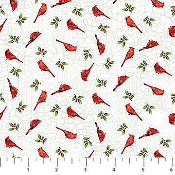 tossed cardinals, Winter Song Craft Panel DP27800-99