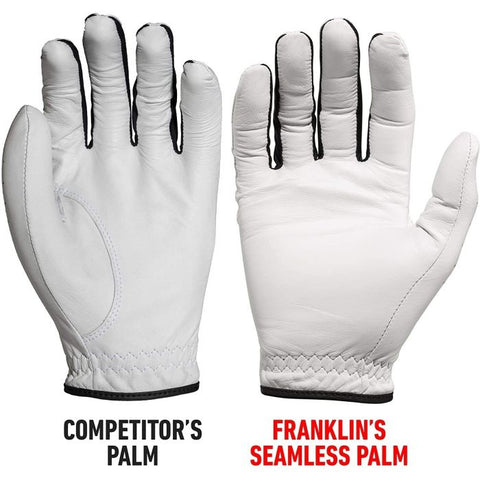 competitor's palm vs franklin's seamless palm