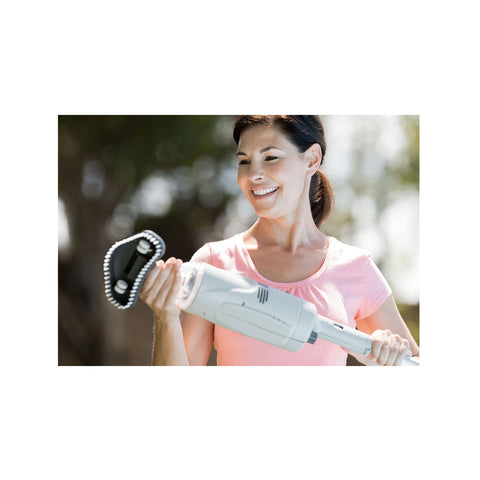 Intex Rechargeable Handheld Pool Vacuum being held by lady