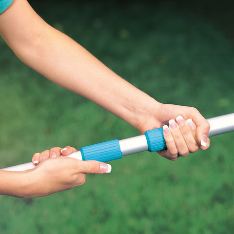 Person Extending Pole