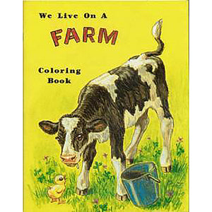 We Live on a Farm Coloring Book 2916