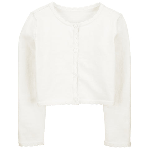 Toddler Girls' Button-Front Cardigan