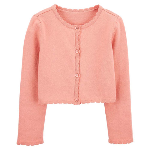 Toddler Girls' Button-Front Cardigan