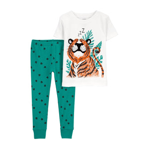 Toddler 2-piece Tiger Cotton Pajamas 2R165910
