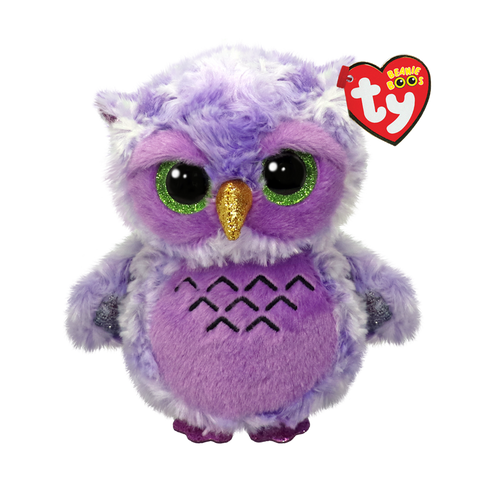 Owlivia- Purple Owl Beanie Boo 37364