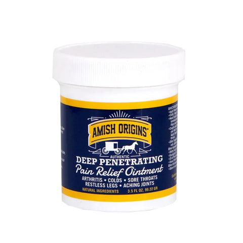 Amish Origins Deep Penetrating Pain Relief Ointment 3.5 oz size
