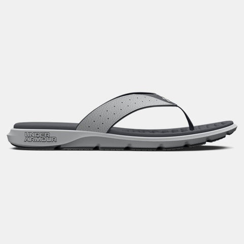 Mod Gray, Pitch Gray Men's UA Ignite Pro Sandals 3026026-102