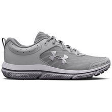 Gray, White Men's UA Charged Assert 10 Running Shoes 3026175-102