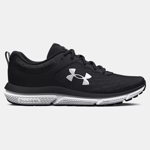 Black, White Women's UA Charged Assert 10 Running Shoe 3026179