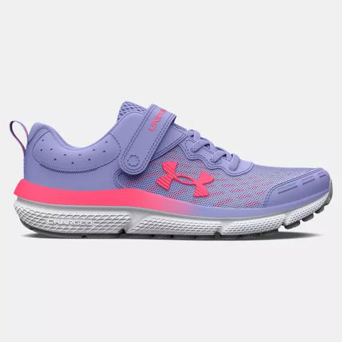 Purple Ice/Halo Gray/Pink Shock Pre-School Shoe
