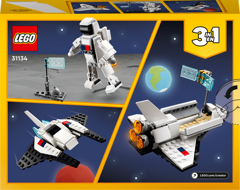 LEGO Creator 3 in 1 Space Shuttle Toy Set 31134