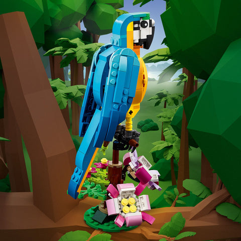 LEGO Creator 3 in 1 Exotic Parrot Toy Set 31136