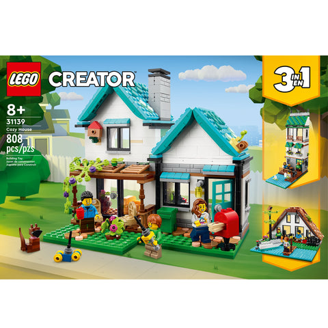 LEGO Creator 3 in 1 Cosy House Toys Model Building Set 31139