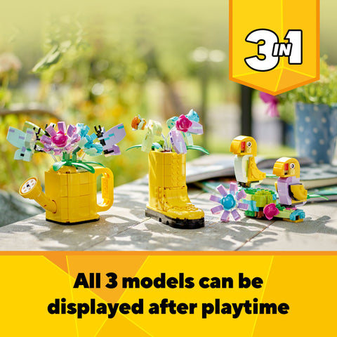 LEGO Creator Flowers in Watering Can 3in1 Toy 31149