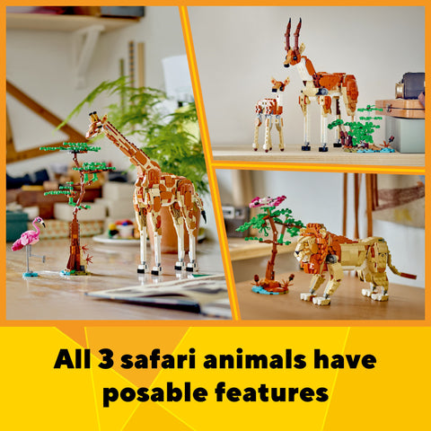 LEGO� Creator Wild Safari Animals 3in1 Set 31150