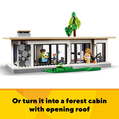 LEGO Creator 3in1 Modern House Toy Playset for Kids 31153