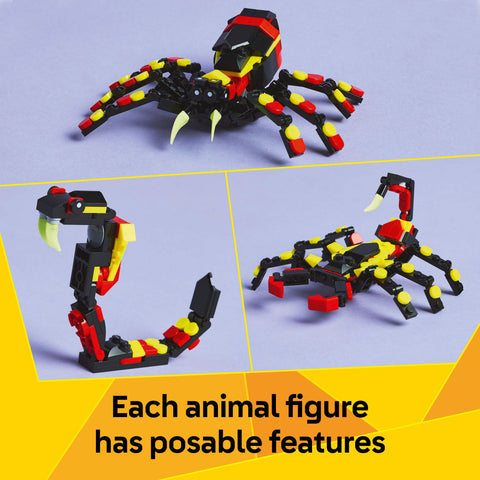 LEGO Creator 3 in 1 Wild Animals Surprising Spider Building Toy 31159